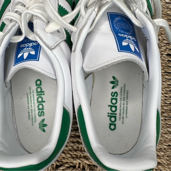 Adidas Samba OG Leather Sneaker Green Sz M 10.5/W 11.5 - Picture 6 of 13